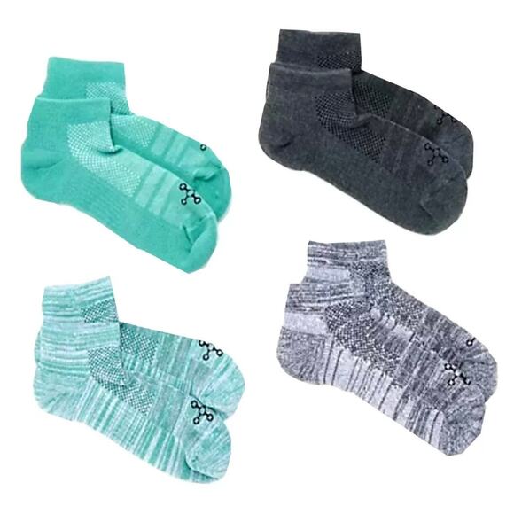 Tommie Copper 4 pack Nanoglide Ultraguard Compression Ankle Socks XLarge New - Picture 1 of 2